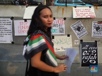 Aksi Solidaritas Palestina di Kedubes AS, Serukan 