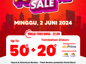 Yuk Serbu Transmart Full Day Sale! Hari Ini Diskon Melimpah 50% + 20%