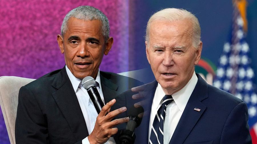 Foto kolase Barack Obama dan Joe Biden (AP Photo)