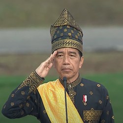 Jokowi Upacara Hari Lahir Pancasila di Lokasi Blok Rokan, Ini Pesannya