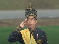 Jokowi Upacara Hari Lahir Pancasila di Lokasi Blok Rokan, Ini Pesannya
