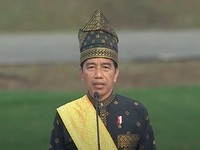 Jokowi Upacara Hari Lahir Pancasila di Lokasi Blok Rokan, Ini Pesannya