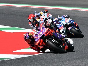 Momen Senggolan Bastianini dan Marquez di MotoGP Belanda