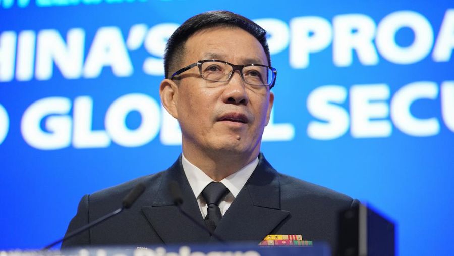 Menteri Pertahanan China, Dong Jun. (AP Photo/Vincent Thian)