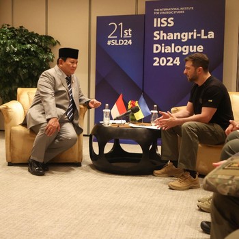 Momen Prabowo Bertemu Presiden Ukraina Zelensky, Ini Pesannya!
