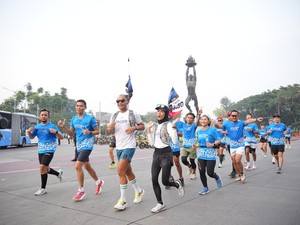 Docorun Run for Health Pemanasan Dulu di Senayan