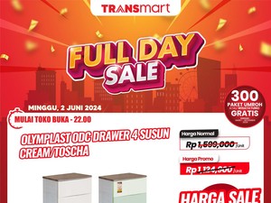 Murah Meriah! Lemari Susun di Transmart Full Day Sale Cuma Rp 800 Ribuan