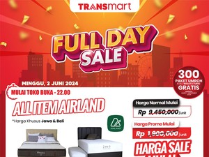 Tempat Tidur di Transmart Full Day Sale Murah Banget! Mulai Rp 1,5 Jutaan