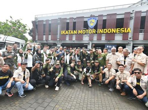 Ketum IMI Bamsoet Lepas Touring Internasional 4 Komunitas Otomotif di GBK