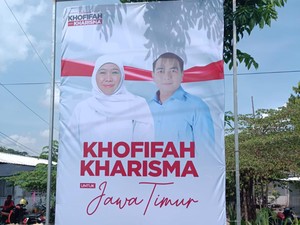 Baliho Khofifah-Kharisma Kian Masif, Gerindra Jatim: Itu Aspirasi Kader