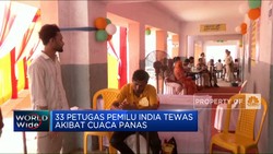 Video: Panas Ekstrem Bakar India, Picu Tewasnya 33 Petugas Pemilu