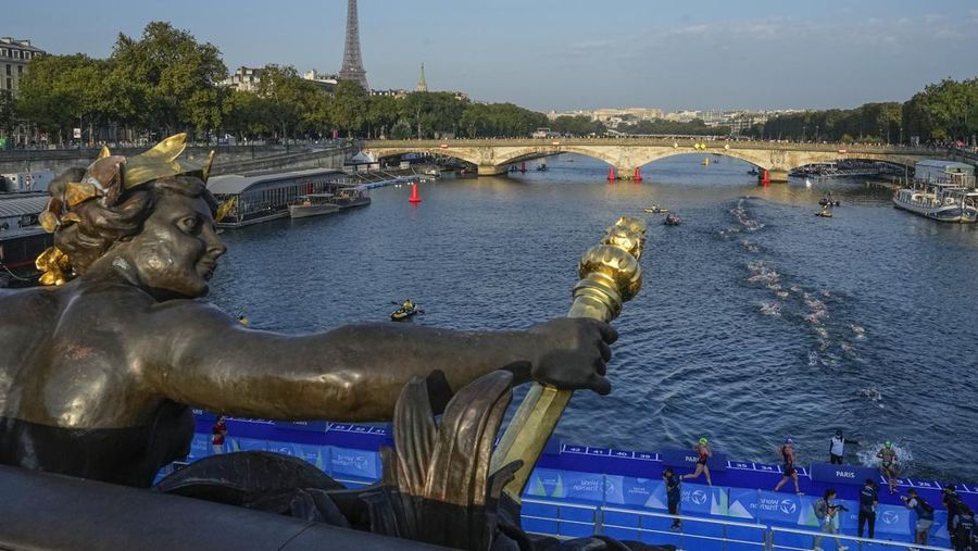 Sungai Seine, Paris, Prancis. (AP Photo/Michel Euler/File Foto)