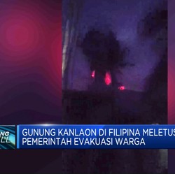 Video: Gunung Kanlaon di Filipina Meletus, Pemerintah Evakuasi Warga