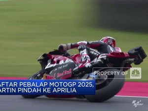 Video: Daftar Pebalap MotoGP 2025, Martin Pindah ke Aprilia