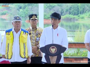 Dibangun 4 Tahun, Bendungan Pemasok Air IKN Rp 836 M Diresmikan Jokowi
