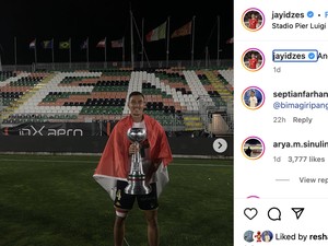 Lolos Serie A dan Pakai Merah Putih, Instagram Jay Idzes Diserbu