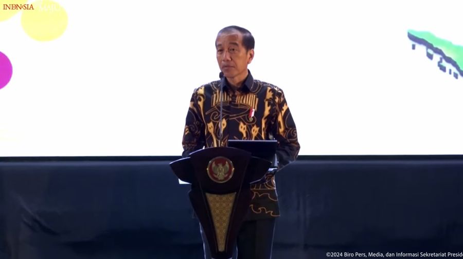 Presiden Jokowi Resmikan Pembukaan Rakernas Apeksi Ke-XVII Tahun 2024, Balikpapan, 4 Juni 2024. (Tangkapan Layar Youtube)