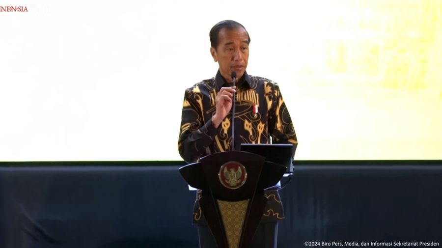 Presiden Jokowi Resmikan Pembukaan Rakernas Apeksi Ke-XVII Tahun 2024, Balikpapan, 4 Juni 2024. (Tangkapan Layar Youtube)