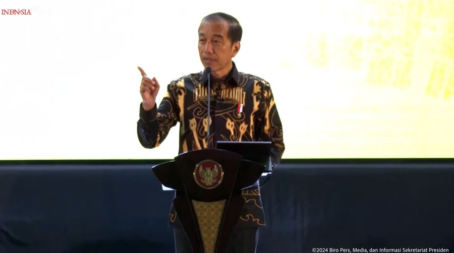 Presiden Jokowi Resmikan Pembukaan Rakernas Apeksi Ke-XVII Tahun 2024, Balikpapan, 4 Juni 2024. (Tangkapan Layar Youtube)