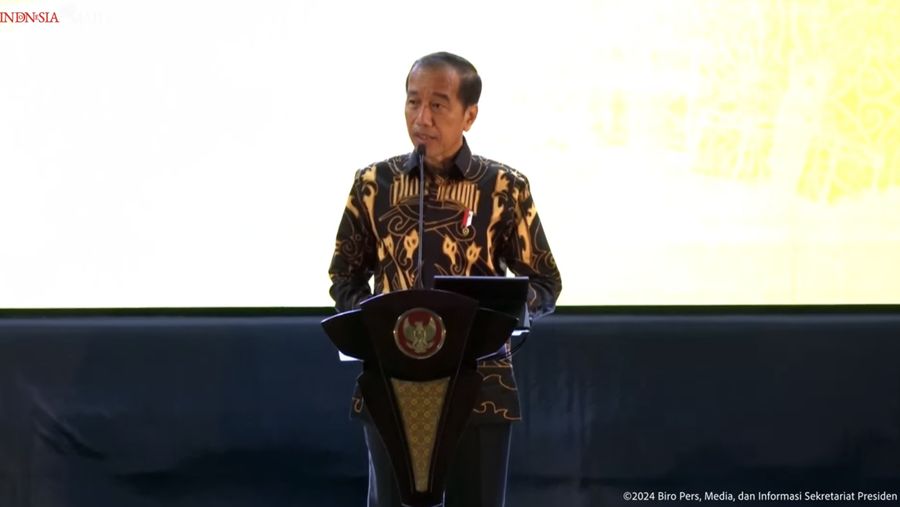 Presiden Jokowi Resmikan Pembukaan Rakernas Apeksi Ke-XVII Tahun 2024, Balikpapan, 4 Juni 2024. (Tangkapan Layar Youtube)