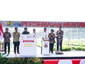 Resmikan Persemaian Mentawir, Jokowi: Komitmen Hadapi Perubahan Iklim