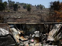 Penampakan Israel Hangus karena Kebakaran Hebat Diserang Hizbulah