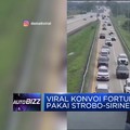 Video: Viral! Fortuner Konvoi Pakai Strobo-Sirine
