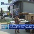 Video: Aksi Penembakan Guncang Kedubes AS di Lebanon