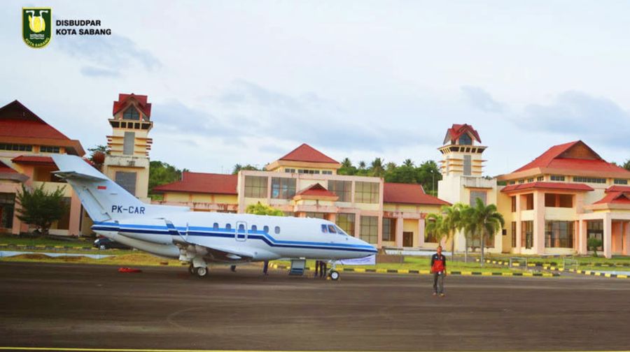 bandara maimun saleh. (Tangkapan Layar)