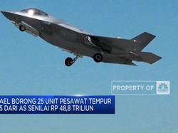 Video: Israel Borong 25 Unit Pesawat Tempur F-35 dari AS