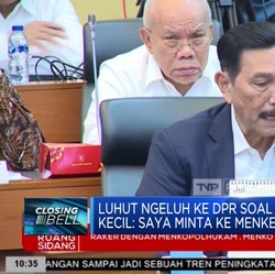 Video: Luhut Ngeluh ke DPR Soal Anggaran Kecil