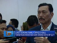 Luhut Dorong Family Office di Bali, Targetkan Investasi Orang Kaya