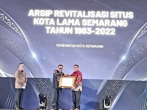 Arsip Revitalisasi Situs Kota Lama Semarang Raih Penghargaan dari ANRI