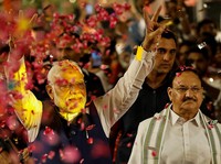 Detik-Detik Kemenangan Modi Jadi PM India 3 Kali, Muslim Ketar-ketir