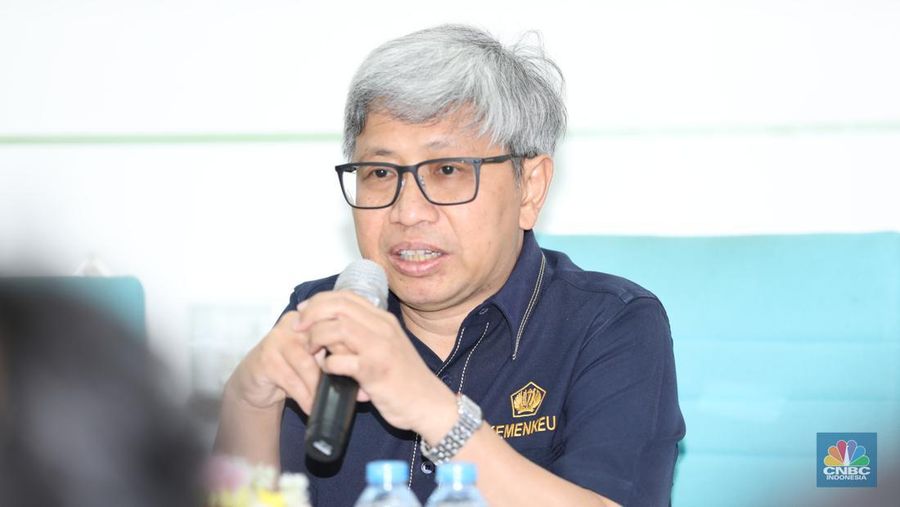 Perbendaharaan Kemenkeu, Astera Primanto Bahkti. (CNBC Indonesia/Tri Susilo)