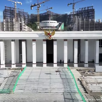 Megah! Ini Penampakan Istana Presiden di IKN Tempat Jokowi Ngantor