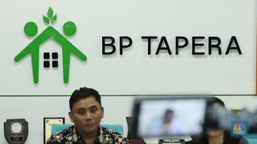 Suasana Kantor BP Tapera di Jl. Falatehan, Melawai Kebayoran Baru, Jakarta Selatan, Rabu, 5/6. (CNBC Indonesia/Tri Susilo)