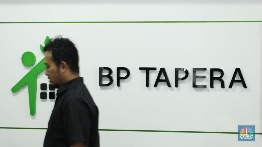 Suasana Kantor BP Tapera di Jl. Falatehan, Melawai Kebayoran Baru, Jakarta Selatan, Rabu, 5/6. (CNBC Indonesia/Tri Susilo)
