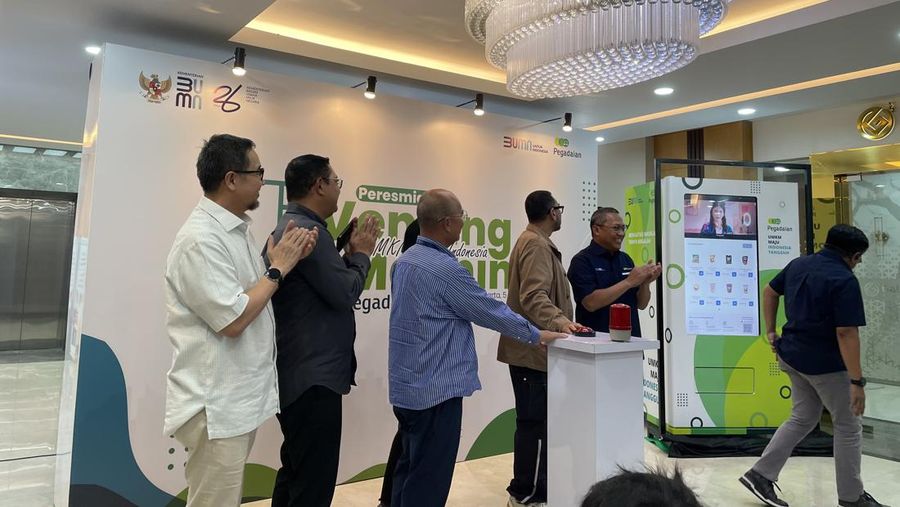 Pegadaian bikin vending machine emas