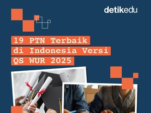 Infografis: 19 PTN Terbaik di Indonesia Versi QS WUR 2025
