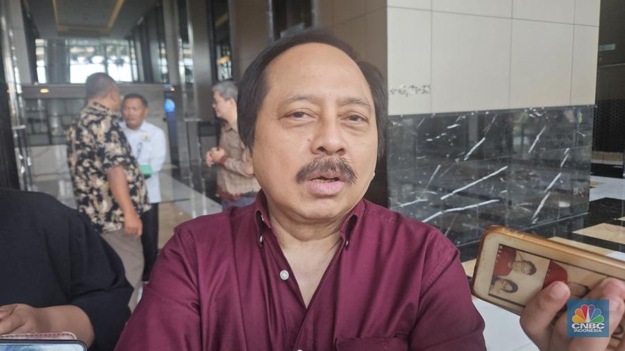 CEO Smartfren Telecom Merza Fachys. (CNBC Indonesia/Intan Rakhmayanti Dewi)