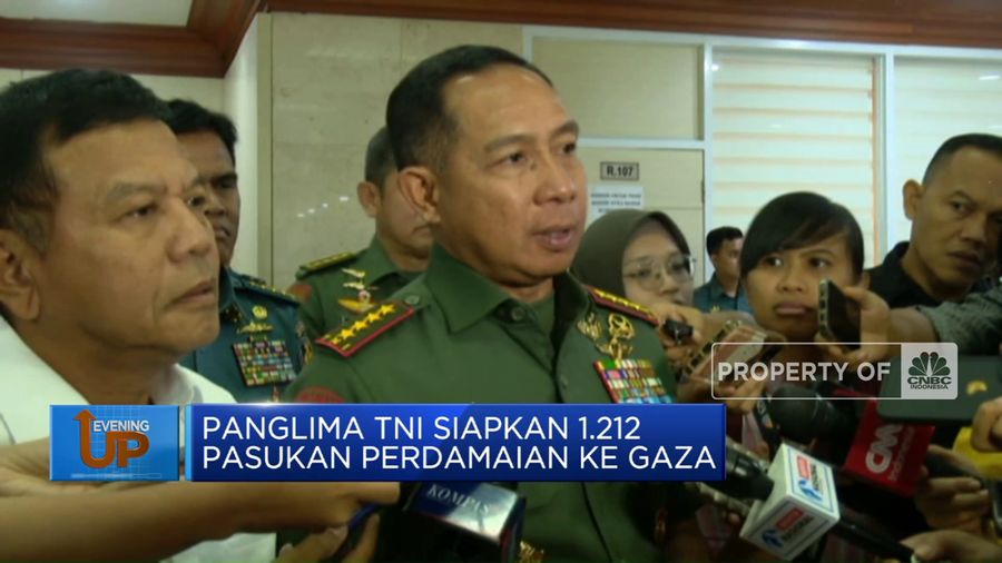Panglima TNI Siapkan 1.212 Pasukan Perdamaian Ke Gaza