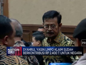  SYL Klaim, Sudah Berkontribusi Rp2.400 Triliun Untuk Negara