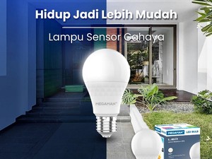 Megaman Luncurkan Light Sensor Bulb Solusi Penerangan Efisien di RI