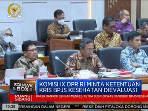 DPR: KRIS BPJS Kesehatan Wajib Dievaluasi
