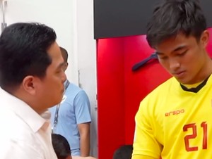 Momen Erick Beri Semangat Ernando Ari yang Tengah Murung