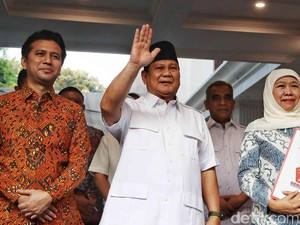 Didukung Prabowo, Khofifah-Emil: Kami Siap Bekerja Keras