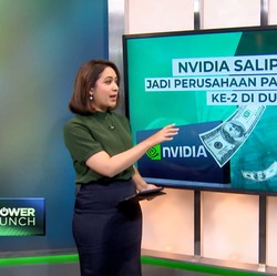 Video: Nvidia Salip Apple Jadi Perusahaan Paling Bernilai Ke-2 Dunia