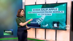 Video: Nvidia Salip Apple Jadi Perusahaan Paling Bernilai Ke-2 Dunia