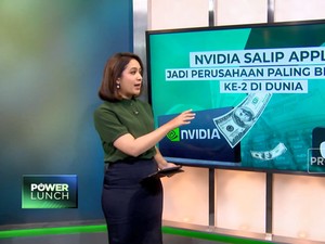 Video: Nvidia Salip Apple Jadi Perusahaan Paling Bernilai Ke-2 Dunia